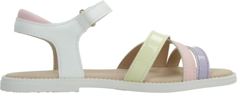 GEOX J5235D MeisjesSandalenKindersandalen Wit beige