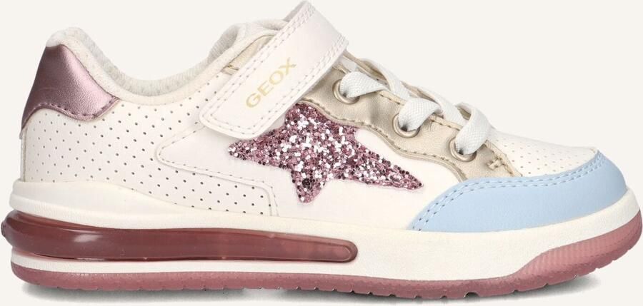 GEOX SKETLITE MEISJES Sneakers WIT LICHTROZE