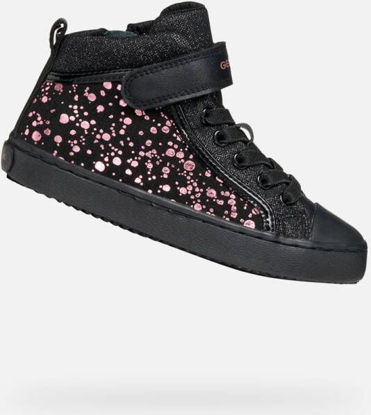 GEOX KALISPERA MEISJES Sneakers ZWART VIOLET - Foto 2