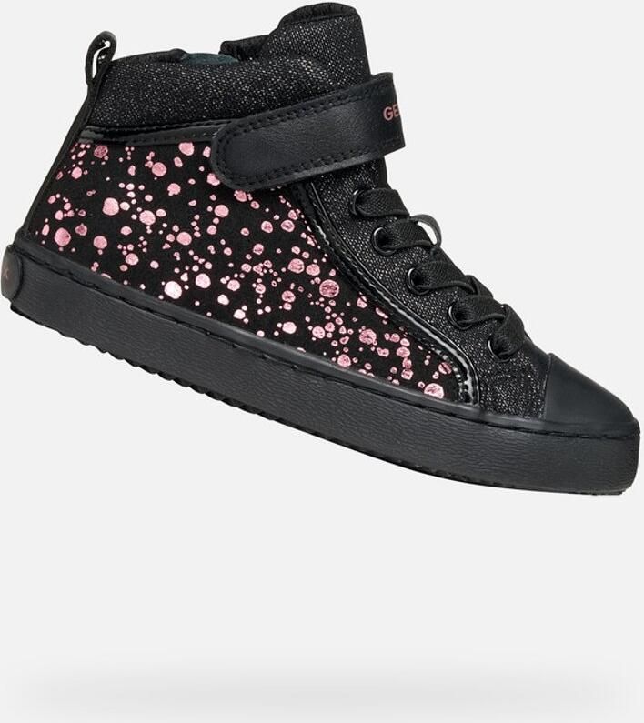 GEOX KALISPERA MEISJES Sneakers ZWART VIOLET