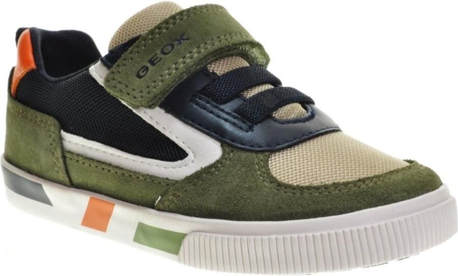 GEOX Khaki Blauwe Groene Sneaker