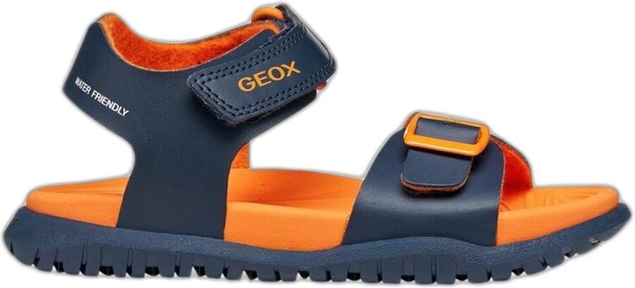 GEOX SANDAL FUSBETTO TIENERS Sandalen MARINEBLAUW ORANJE
