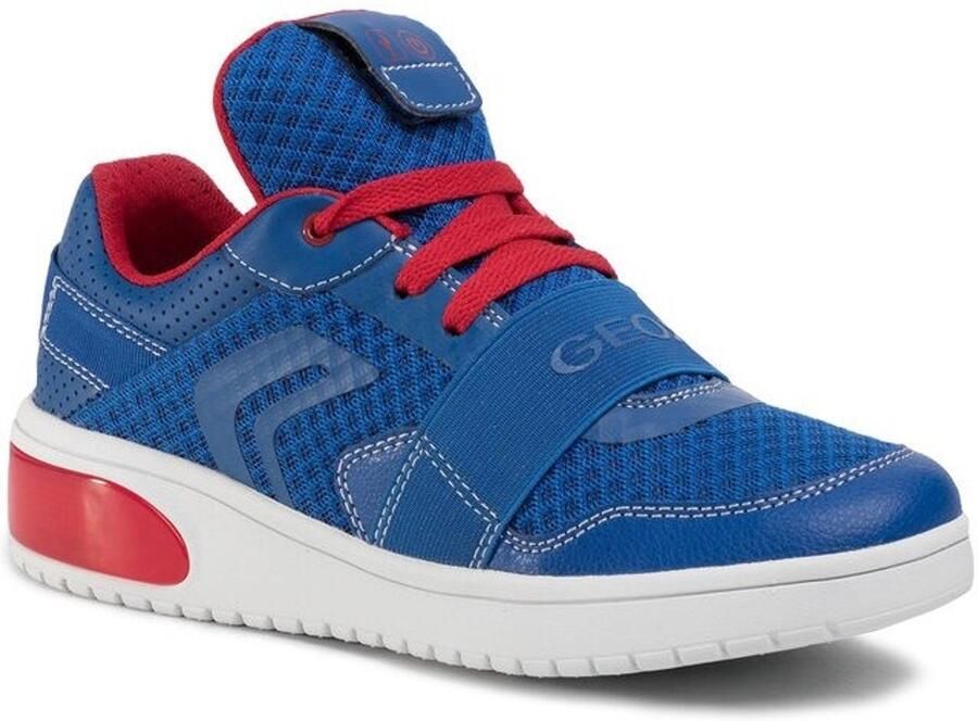 GEOX Kinderschoenen jr xled sneaker blauw