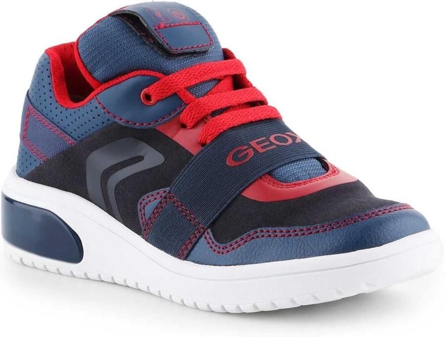 GEOX Kinderschoenen jr xled sneaker blauw