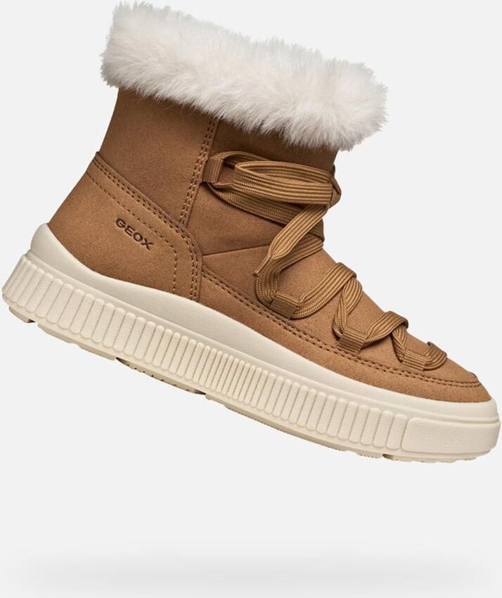 GEOX J LAQUINNY GIRL Lichtbruin
