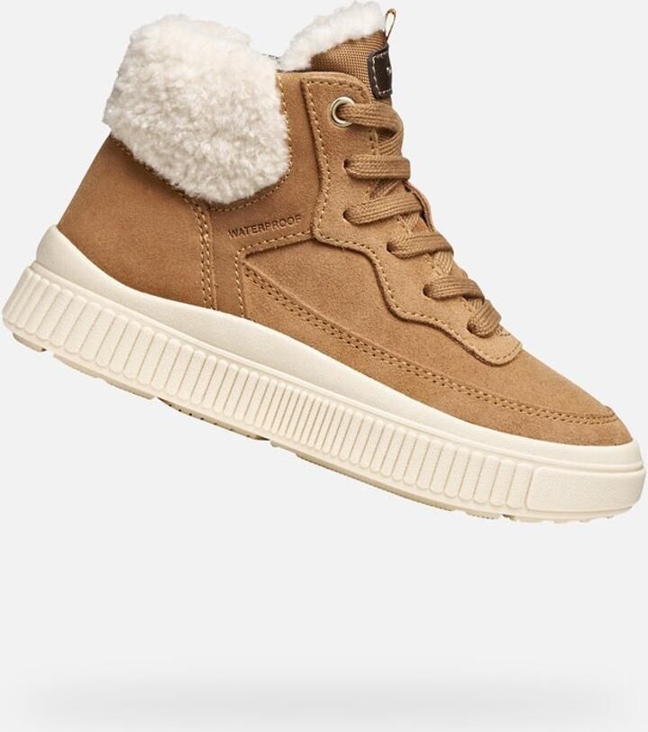 GEOX LAQUINNY MEISJES Sneakers COGNAC