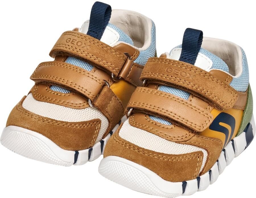 GEOX Leren kinderschoenen Lupidoo B.D Suede Mesh