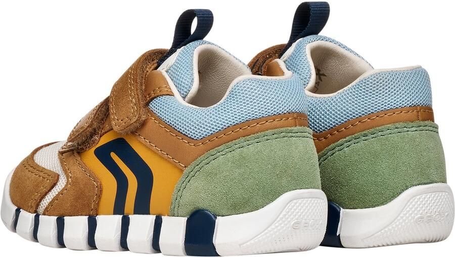 GEOX Leren kinderschoenen Lupidoo B.D Suede Mesh