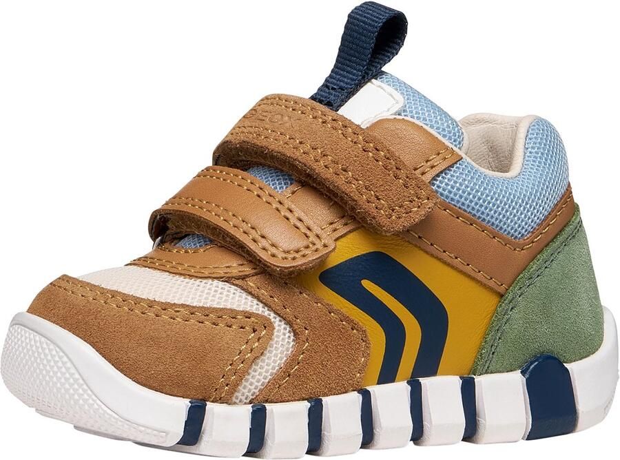 GEOX Leren kinderschoenen Lupidoo B.D Suede Mesh