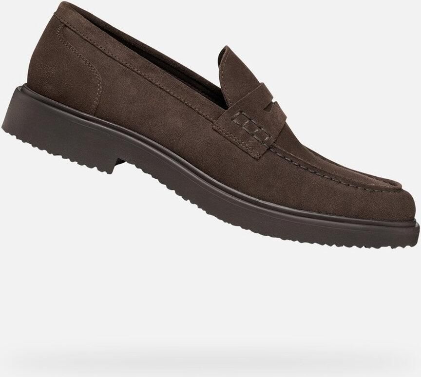 GEOX MASSIMIANO heren leren mocassin U66H9A 00022 schoen bruin - Foto 2