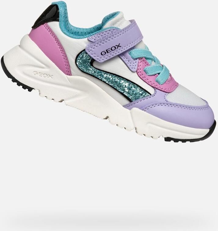GEOX LOFTUS MEISJES Sneakers LILA TURKOOIS - Foto 2
