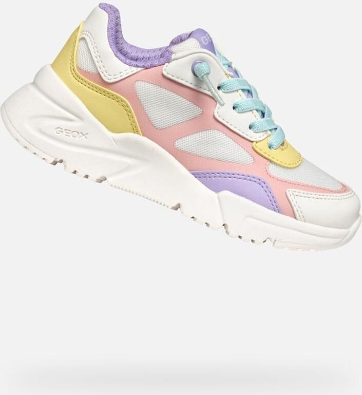 GEOX LOFTUS TIENERS Sneakers WIT MULTICOLOR