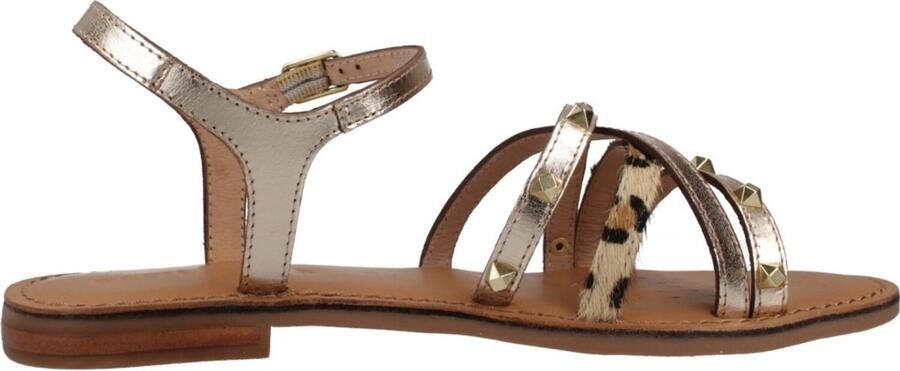 GEOX Maddalusiac Sandalen Goud Vrouw