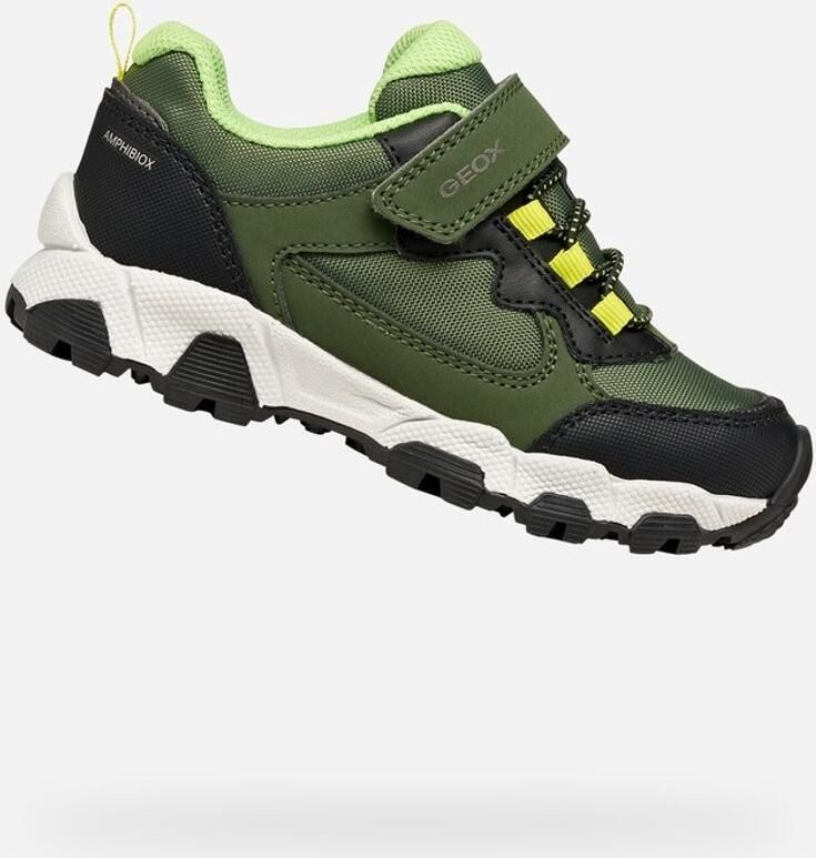 GEOX MAGNETAR ABX JONGENS Sneakers MILITARY GREEN GREEN