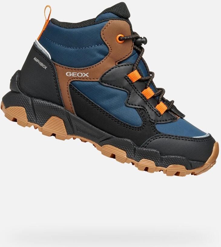 GEOX MAGNETAR ABX TIENERS Sneakers MARINEBLAUW BRUIN