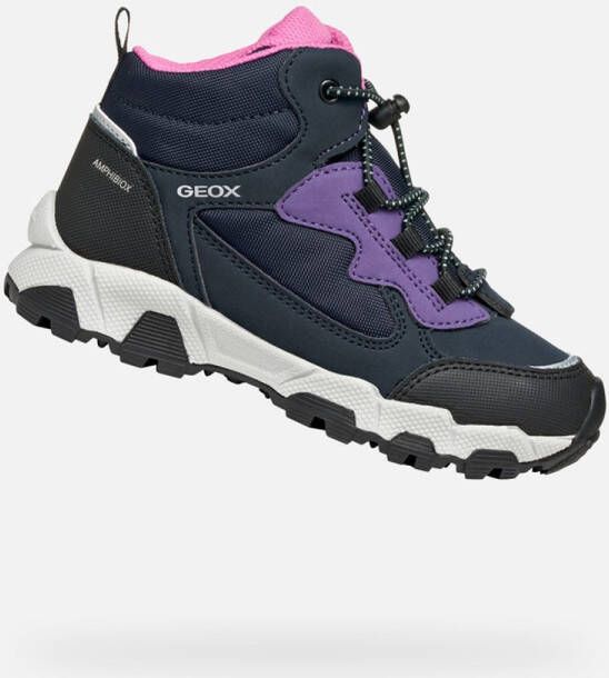 GEOX MAGNETAR ABX TIENERS Sneakers MARINEBLAUW VIOLET