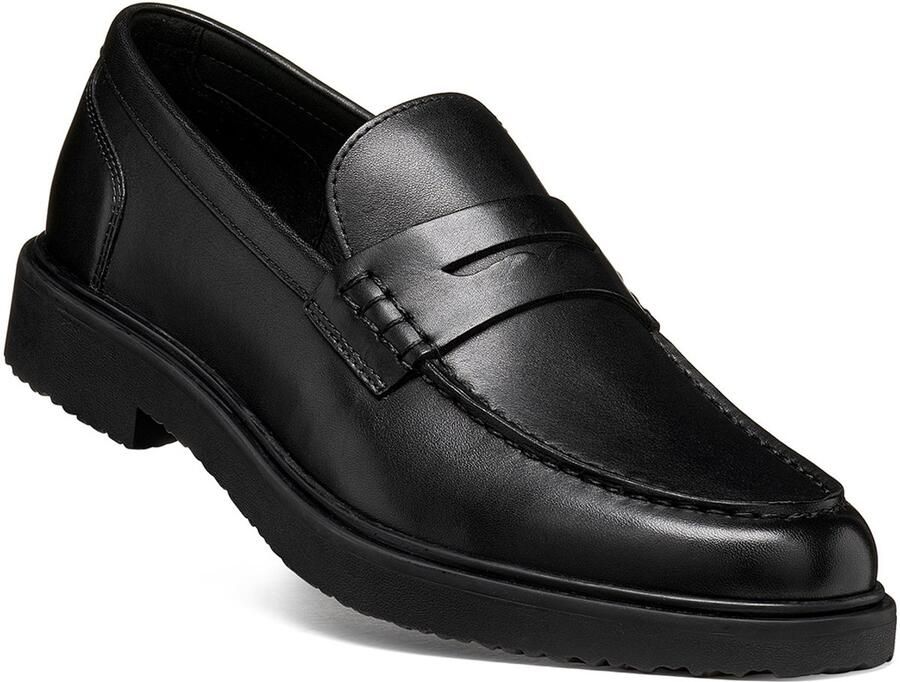 GEOX MASSIMIANO heren leren mocassin U66H9A 00043 schoen zwart