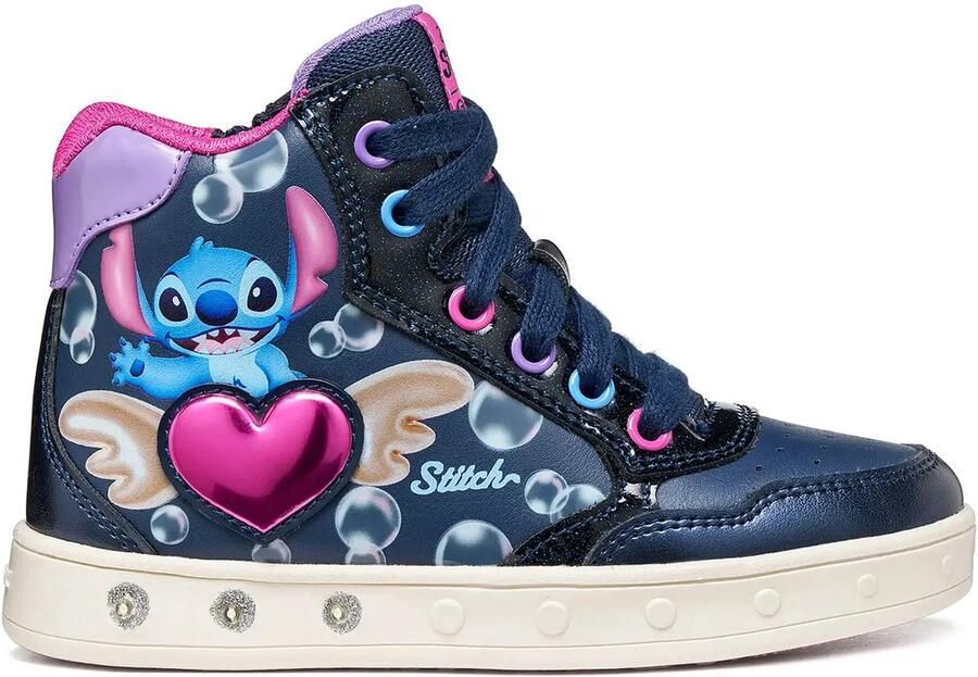 Geox Hoge Sneakers J SKYLIN GIRL STITCH