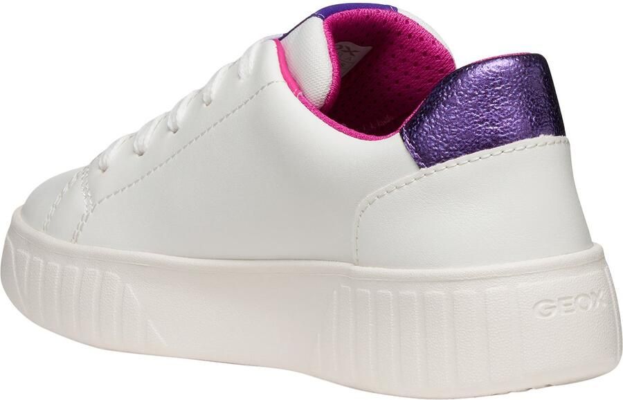 GEOX Junior Mikiroshi Synth.Lea Lage Sneakers met vetersluiting - Foto 2