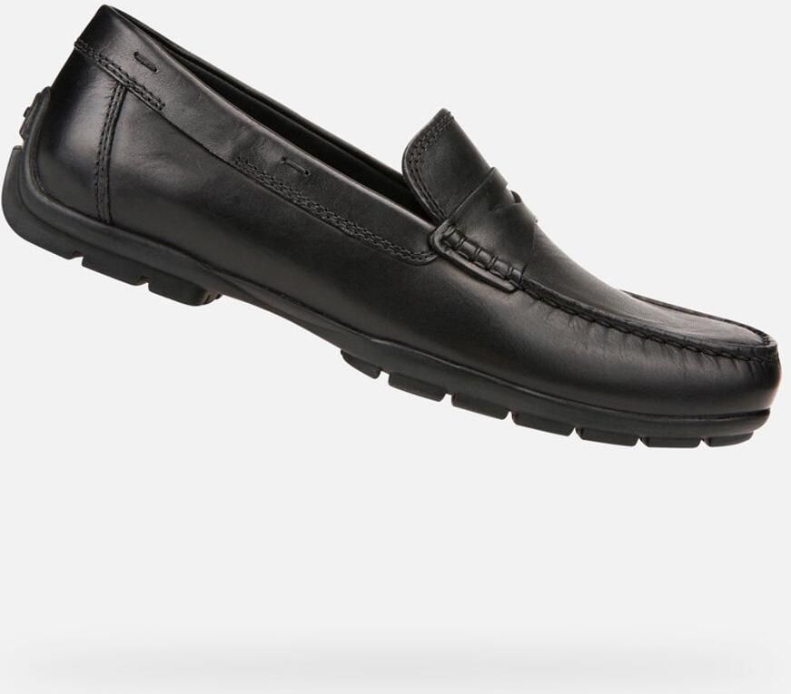 Geox Zwarte Leren Damesschoenen Spherica Stijl Black Dames - Foto 2