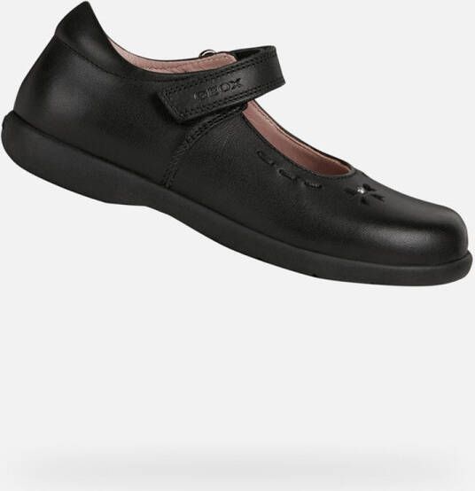 GEOX NAIMARA MEISJES Veterschoenen ZWART