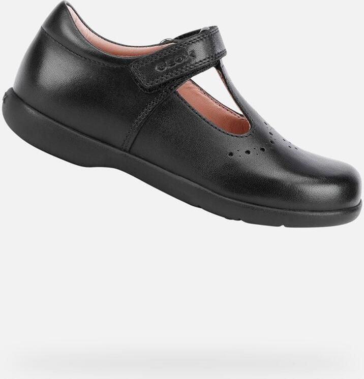 GEOX NAIMARA MEISJES Veterschoenen ZWART