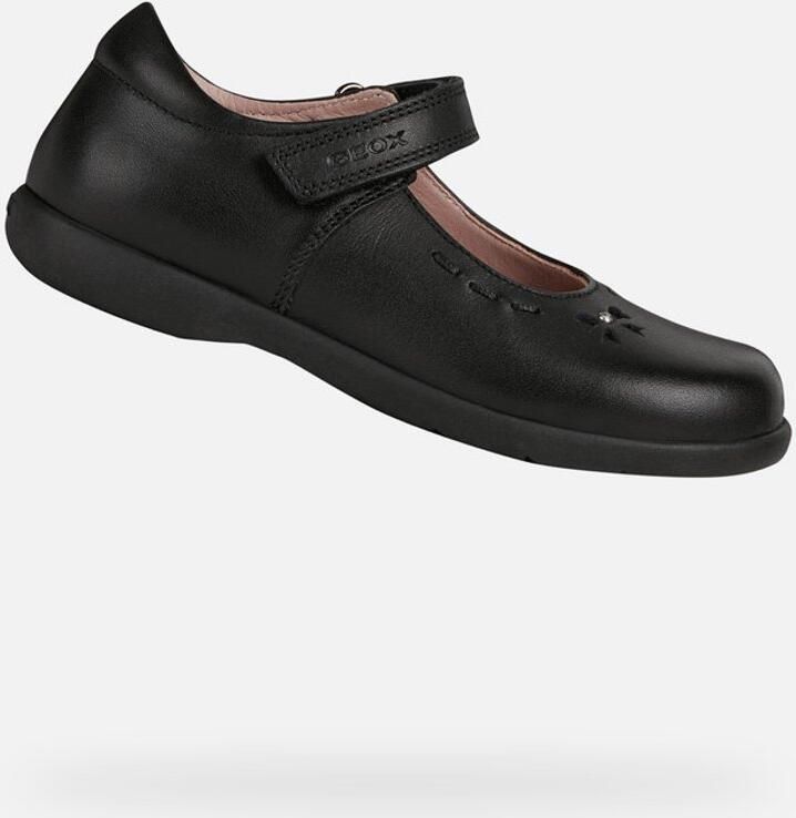 GEOX NAIMARA MEISJES Veterschoenen ZWART