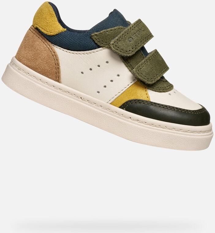 GEOX NASHIK PEUTERJONGENS Sneakers LICHT IVOOR DONKERGROEN