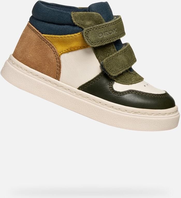 GEOX NASHIK PEUTERJONGENS Sneakers LICHT IVOOR DONKERGROEN