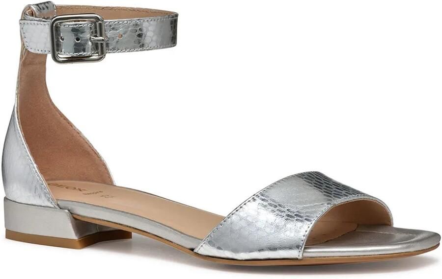 GEOX New Eraklia 15 Sandalen Zilver Vrouw