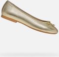 GEOX NEW PALMARIA DAMES Ballerina's LICHTGOUD MELKWIT - Lichtgoud
