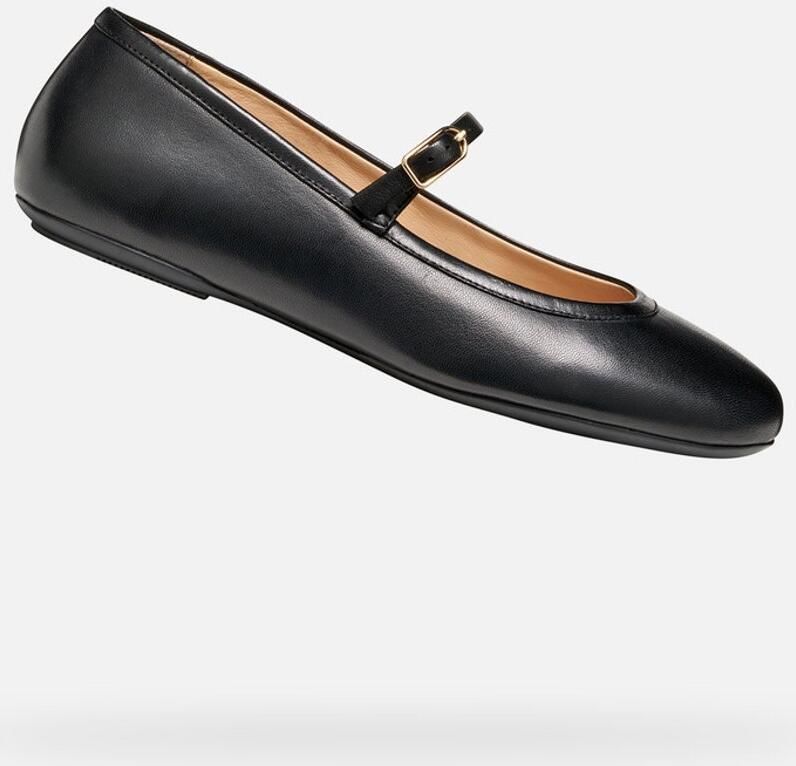 GEOX PALMARIA DAMES Ballerina's ZWART