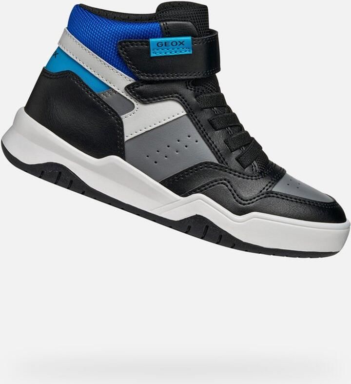 GEOX PERTH JONGENS Sneakers GRIJS ZWART