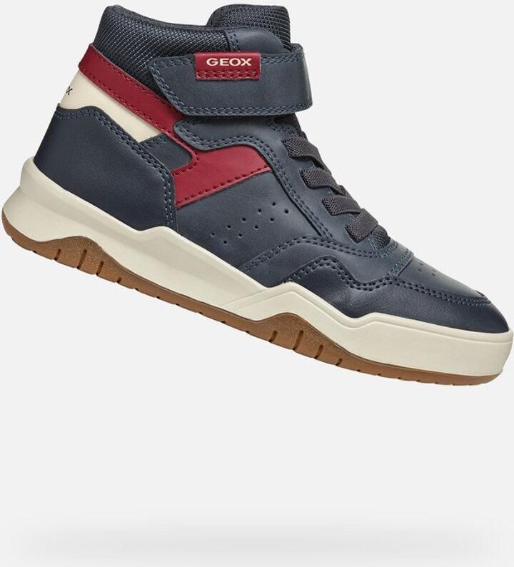 GEOX PERTH JONGENS Sneakers MARINEBLAUW DONKERROOD - Foto 2