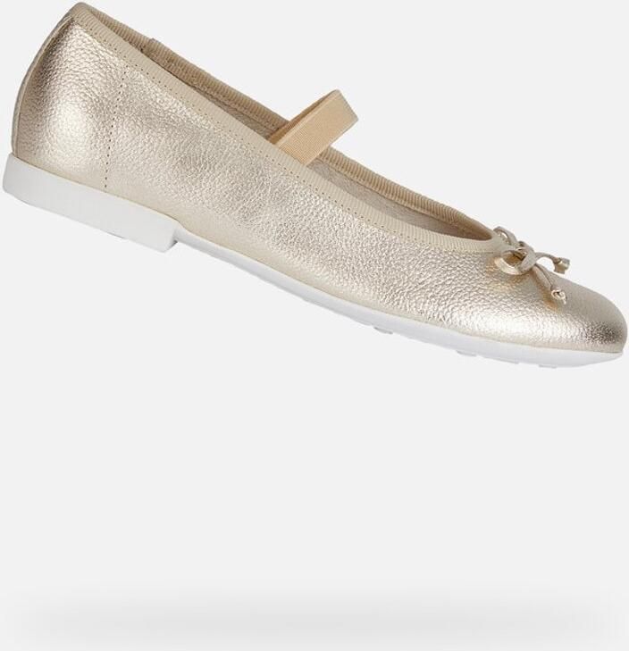GEOX PLIE MEISJES Ballerina's PLATINA