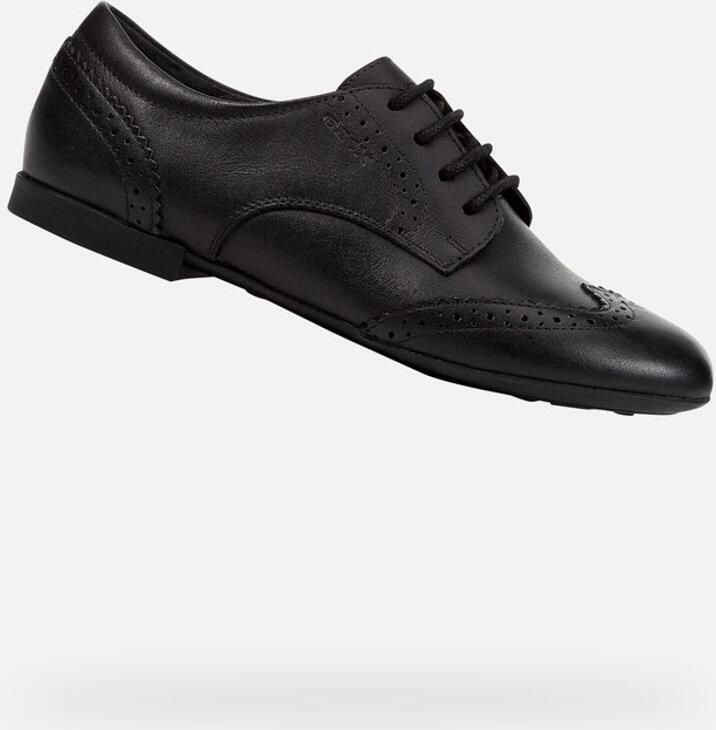GEOX PLIE MEISJES Veterschoenen ZWART