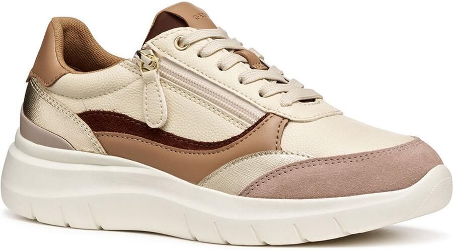 GEOX Plummery Schoenen Zonder Veters Beige Vrouw