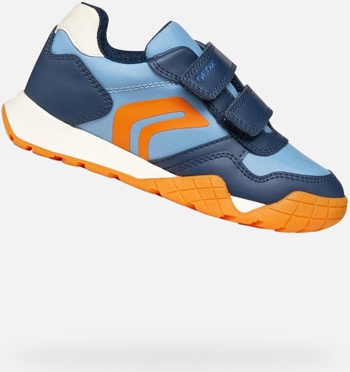 GEOX RANN-E JONGENS Sneakers LICHTBLAUW LICHT MARINEBLAUW