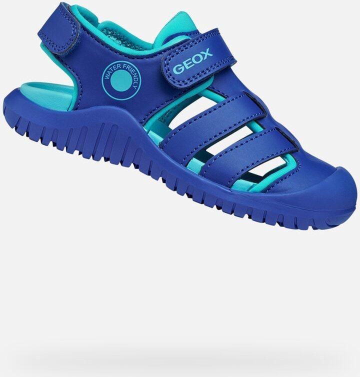 GEOX S. FUSBETTO PRO JONGENS Sandalen KONINGSBLAUW LICHTBLAUW