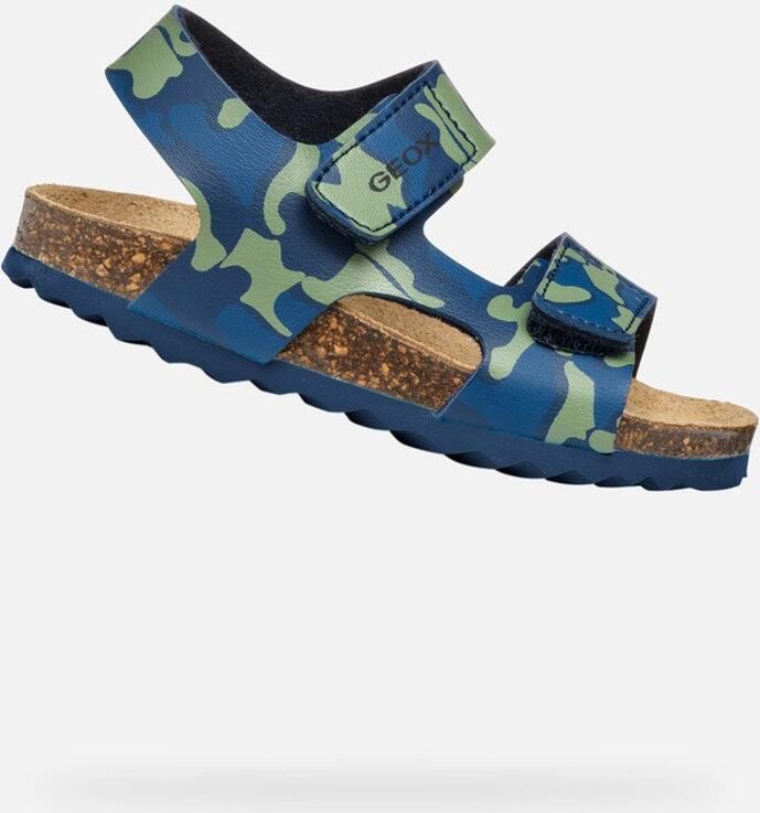 GEOX SANDAAL CHALKI PEUTERJONGENS Sandalen MARINEBLAUW DONKER AZUURBLAUW