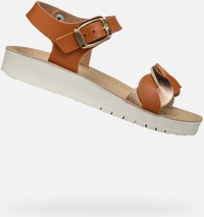 GEOX SANDAAL COSTAREI MEISJES Sandalen BISCUIT ROZEGOUD