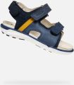 GEOX SANDAAL DELHI PEUTERJONGENS Sandalen DONKER MARINEBLAUW DONKERGEEL - Marineblauw/Geel