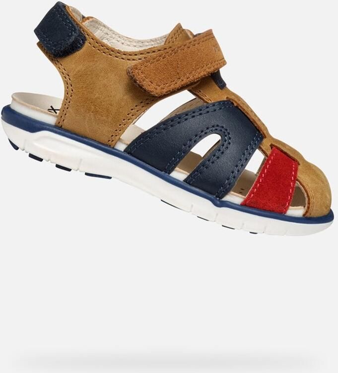 GEOX SANDAAL DELHI PEUTERJONGENS Sandalen WHISKY ROOD - Foto 2