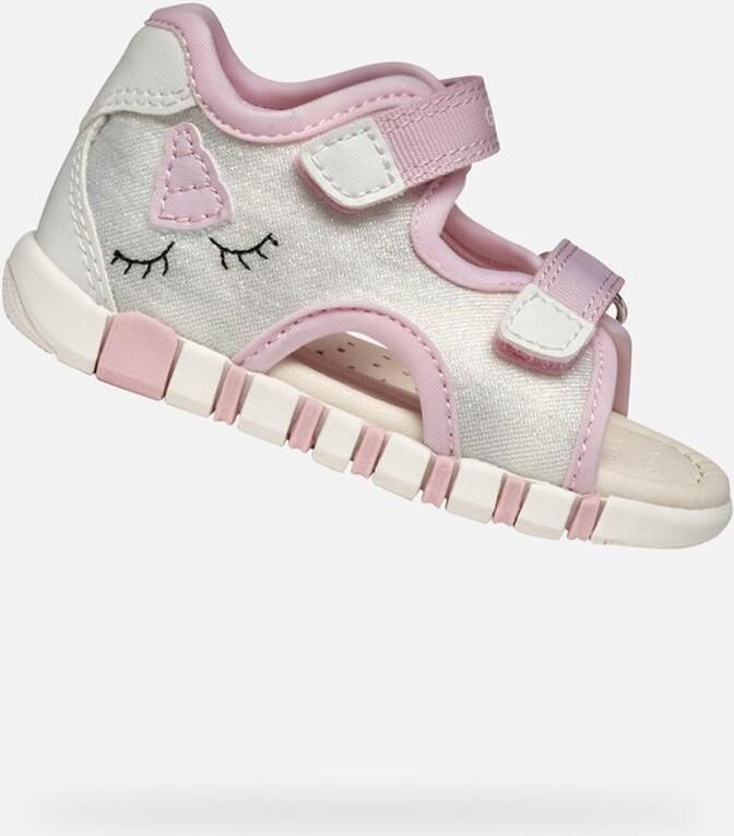 GEOX SANDAAL IUPIDOO DREUMES Sandalen ZILVER ROZE