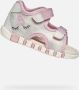 GEOX SANDAAL IUPIDOO DREUMES Sandalen ZILVER ROZE - Thumbnail 1