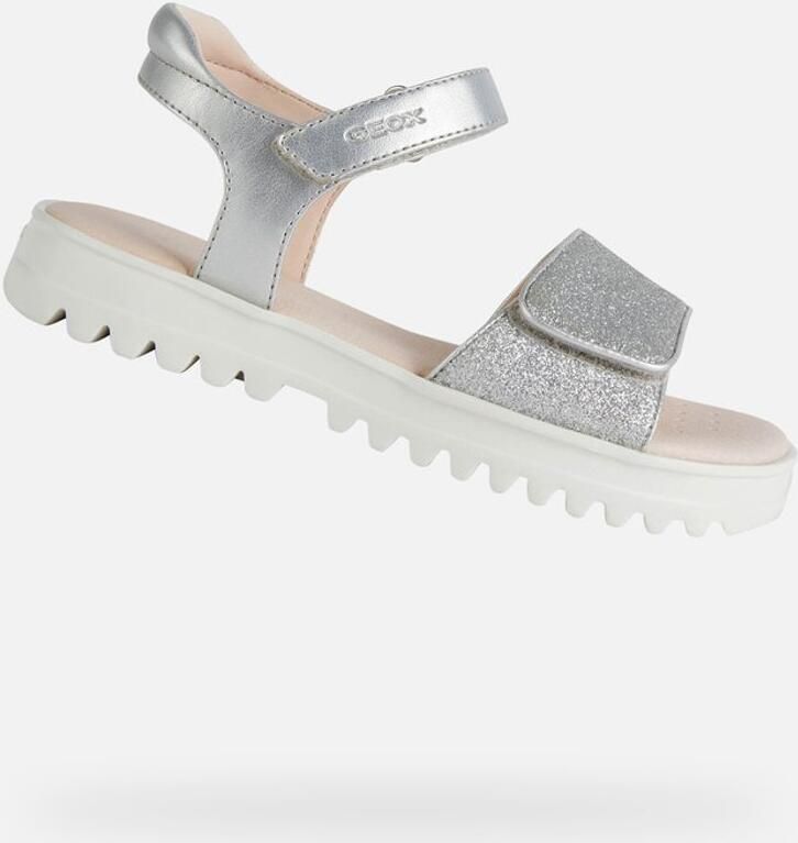 GEOX SANDAL CORALIE MEISJES Sandalen ZILVER