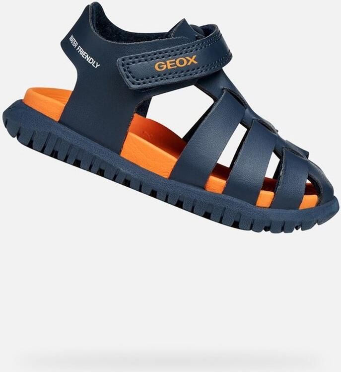 GEOX SANDAL FUSBETTO PEUTER Sandalen MARINEBLAUW ORANJE