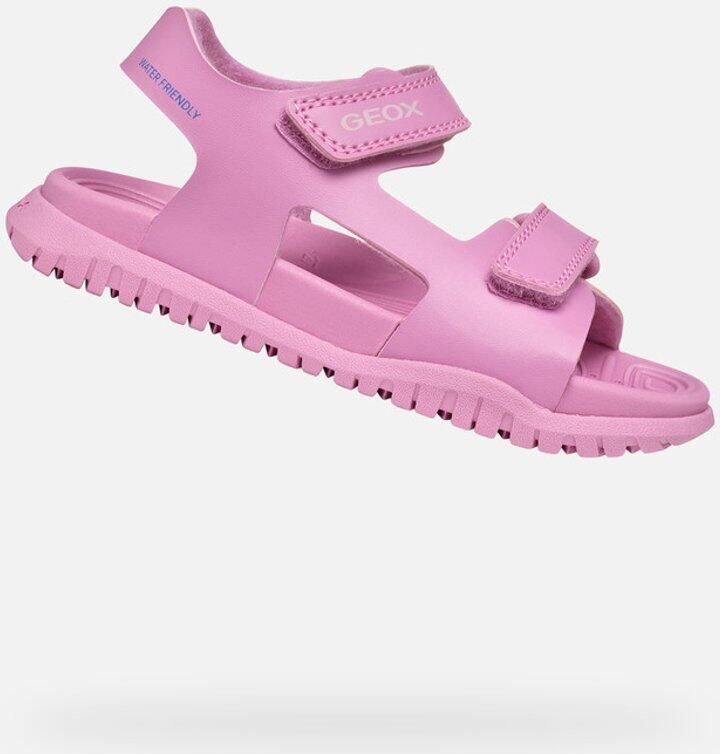 GEOX SANDAL FUSBETTO TIENERS Sandalen DONKERROZE