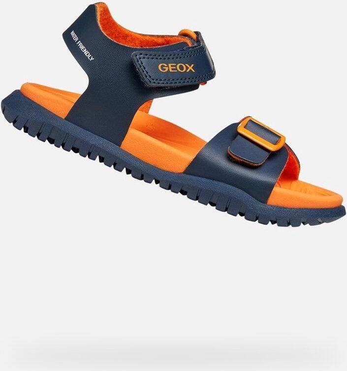 GEOX SANDAL FUSBETTO TIENERS Sandalen MARINEBLAUW ORANJE - Foto 2
