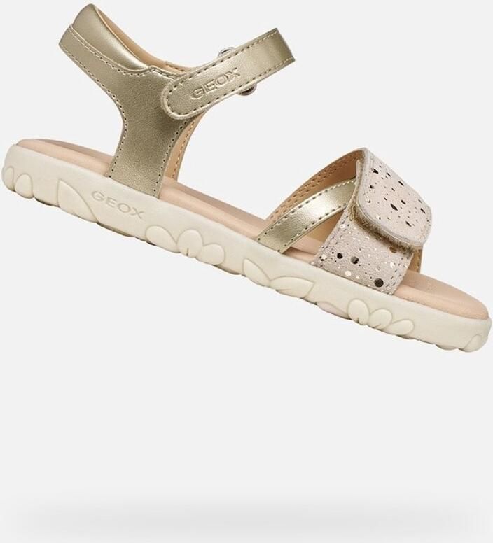 GEOX SANDAL HAITI MEISJES Sandalen LICHT GOUD - Foto 6